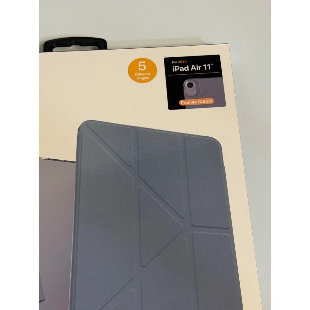 MAGEASY Facet iPad Air‎ 11 2024 Case Blue Folding Folio Protective MPDA09204XB24